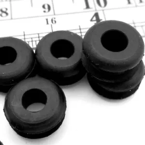 Ojal de goma de ajuste de orificio de 5/16" se adapta a panel de 1/16", tiene identificación de 3/16", ¡envío gratuito! - Imagen 1 de 11