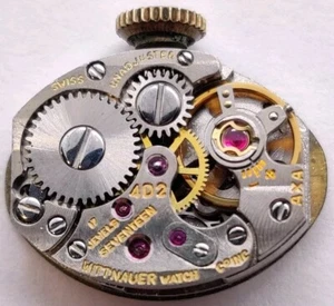 Vintage Wittnauer Cal. 4D2 17 Jewel watch movement running - Picture 1 of 6