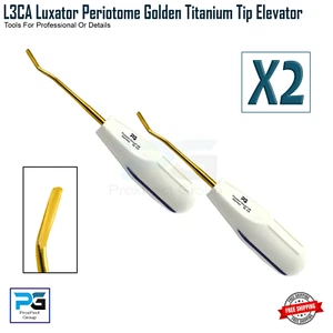 Oral Surgery Root Elevator L3CA Tooth Extraction Veterinary Surgical Set Of 2 - Picture 1 of 9