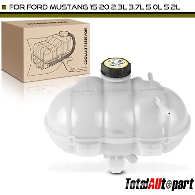 Nuevo tanque de depósito de refrigerante del motor con tapa para Ford Mustang 2015 2016 2017-2023 Foto 1 de 4