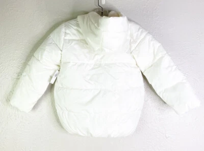 Abrigo Chaqueta acolchada Old Navy Juvenil Pequeño 6-7 Invierno Blanco -Resistente al Agua Nuevo con Etiquetas Foto 1 de 4