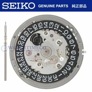 Seiko SII NH35 NH35A Black Date Wheel Disc Automatic Watch Movement w/ Stem - Picture 1 of 3