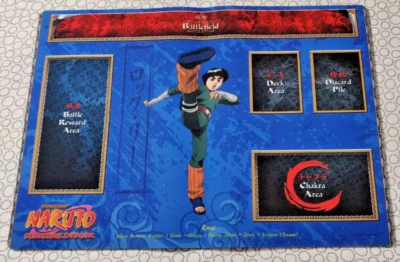 Naruto Classic Thick Rock Lee Blue Shonen CCG Подлинный Игровой коврик Shippuden РЕДКИЙ - Изображение 1 из 2
