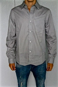 Shirt Striped Black M+F girbaud Junxion SIZE S NEW / Label Val - Picture 1 of 5