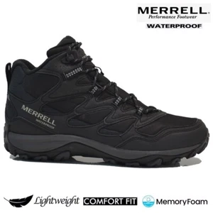 MERRELL MENS WALKING TRAINERS HIKING TREKKING THERMAL WATERPROOF OUTDOOR BOOTS - Picture 1 of 25