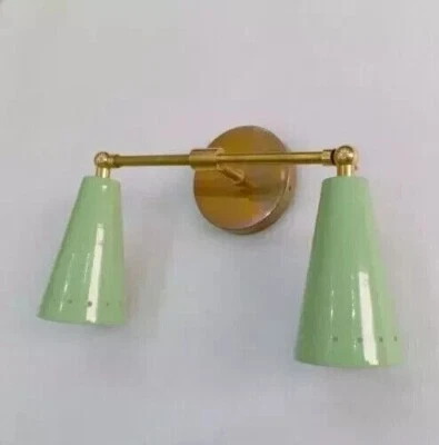 1950'S Mid-Century Modern Wall Sconce Italian Sputnik Brass Wall Sconces - Image 1 of 4