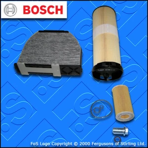KIT SERVICIO MERCEDES C200 C220 CDI 204 OM646 FILTROS CABINA AIRE ACEITE 2007-2009 - Imagen 1 de 5