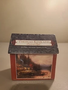 Neu in Verpackung 1998 Thomas Kinkade Mini 100-teiliges Puzzle - Bild 1 von 5