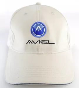 Aviel Vintage Baseball Mütze Beige Schnallenverschluss Werbe Cap - Bild 1 von 9