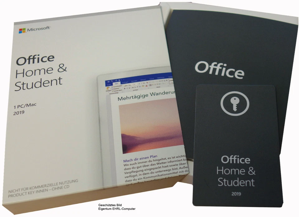 MS Office 2019 Home & Student multilingual | 1 PC / Mac | Dauerlizenz | Box | ML - Bild 1 von 4