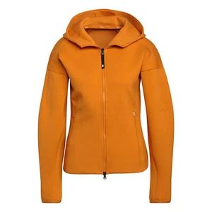 Adidas Women's Z.N.E Sportswear Hoodie, Focus Orange - Picture 1 of 8