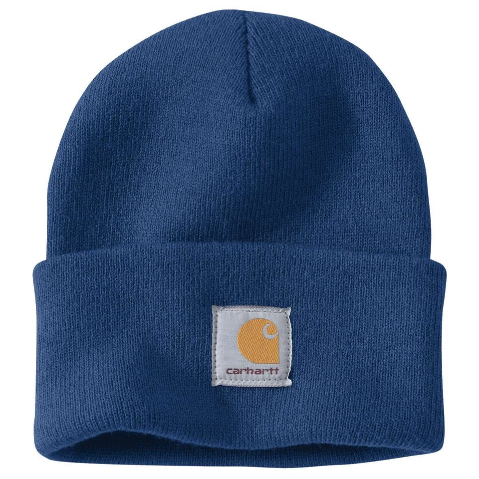 Cappello berretto Carhartt LAKESHOCHORE H75 blu invernale unisex - Imagen 1 de 1