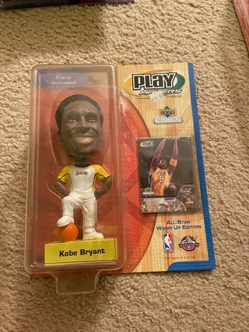 Kobe Bryant & SHAQ Play Makers Bobblehead Lakers Upper Deck All-Star 2001 NBA Cover