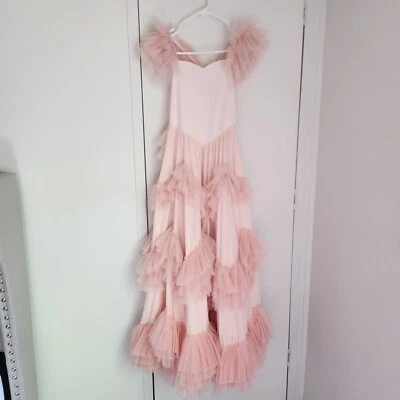 Vestido Dollcake Sweetly in The Trees Frock Rosa Claro Niñas Talla 10 Princesa Foto 1 de 4