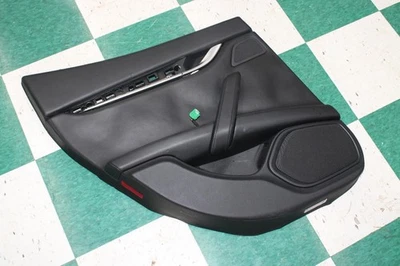 *-TRIM* 14-17 GHIBLI Black OEM Rear Driver LR LH Back Interior Door Trim Panel - Image 1 of 4