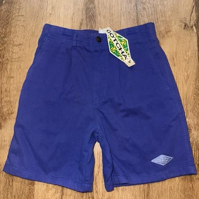 Gotcha Shorts Mens 28 Vintage 1980s 1990s NOS Surf Skate Deadstock Cotton Purple - Image 1 of 4