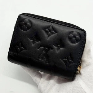 LOUIS VUITTON Wallets: Coussin Compact Black W11H8.5D2.5cm w/o box - Picture 1 of 8