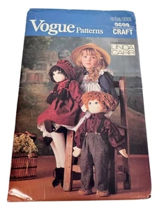 Vogue Sewing Pattern 9699 Doll Clothes Clothing Pioneer Early Americana Craft UC - Picture 1 of 10