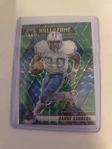 BARRY SANDERS #291 Green Prizm Hall of Fame 2025 Panini Mosaic Lions - Picture 1 of 1