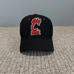 Cincinnati Bearcats Fitted Hat 6 7/8 Zephyr Black With Red Embroidery - Picture 1 of 6