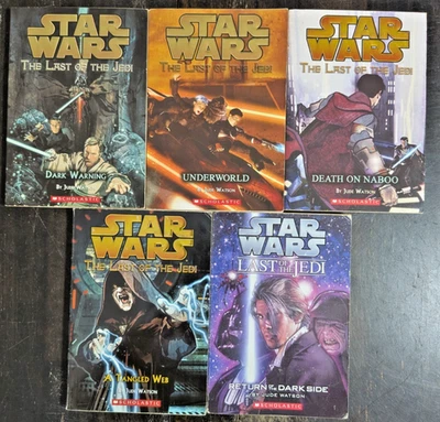 Star Wars The Last of the Jedi #2-6 Jude Watson Scholastic Paperback 5 Book Lot Foto 1 de 3