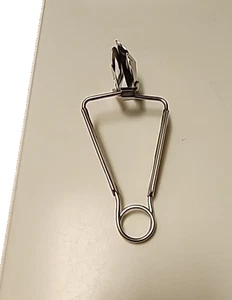 ESCARGOT Servierzange Klemme Vintage Frankreich Edelstahl Drücken zum Öffnen 6,25" gebraucht - Bild 1 von 6