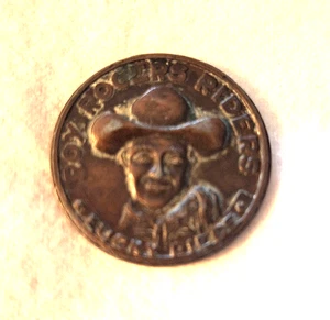 Vintage 1950’s Roy Rogers Lucky Piece - "Good Luck Forever" - Bild 1 von 2