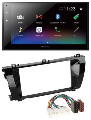 Pioneer USB Bluetooth DAB 2DIN MP3 Autoradio für Toyota Corolla (ab 2014) - Bild 1 von 4