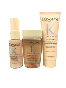 Kerastase Travel TRIO Gloss Absolu Bain Hydra Glaze Shampoo, Conditioner and ... - Picture 1 of 1