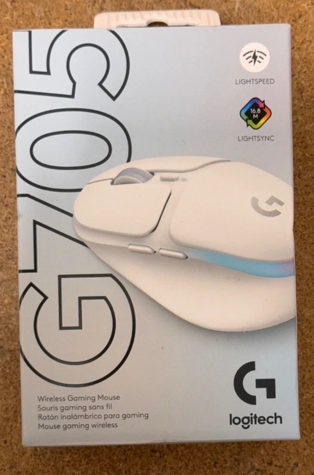 LOGITECH G705 WIRELESS GAMING MOUSE WHITE - NEW BOXED - Image 1 of 1