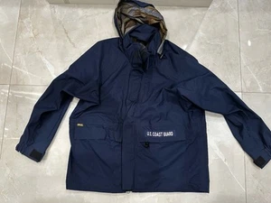 Propper Jacket Mens L Blue Foul Weather Coast Guard Parka Goretex - Picture 1 of 7