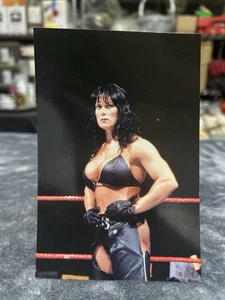 Tarjeta de lucha libre Titan Sports Wrestle Mania #52 Chyna 1999 4x6 - Imagen 1 de 2