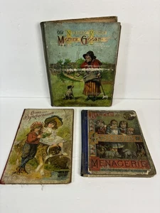 Antique Children Books LITHO German & English 1879-1905 Lot 3 - Picture 1 of 24