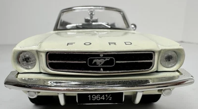1964 1/2 Ford Mustang Convertible DieCast Car 1:24 Signature Display Stand - Image 1 of 4