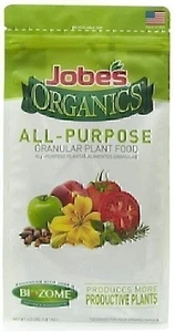 Jobe's Organics 09526 Organic All Purpose Granular Fertilizer 4-4-4, 4 lb - Picture 1 of 9