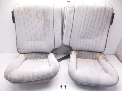 82-92 Camaro Firebird Rear Seat Set Back Upright Bottoms Gray Grey GM Original - Image 1 of 4