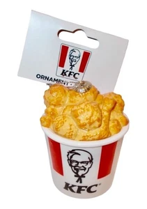 KFC Kentucky Fried Chicken Bucket Faux Food Decoupage Christmas Ornament 2025 - Picture 1 of 1