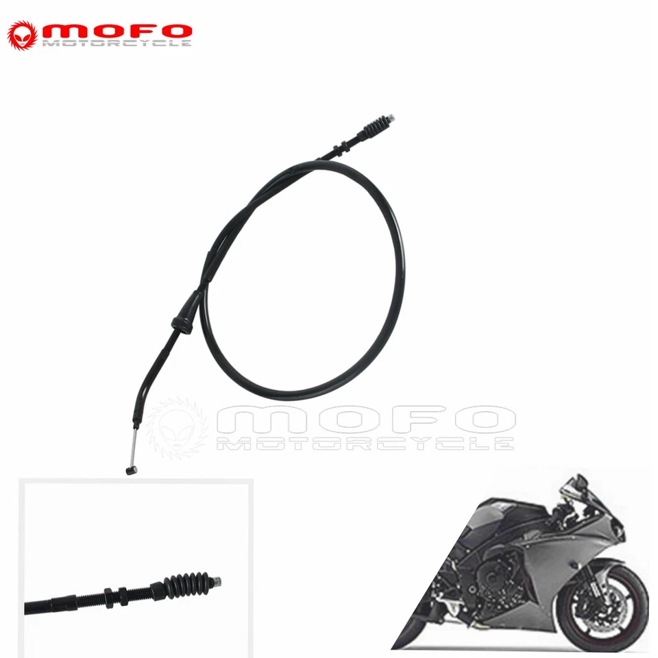 73cm Black Stainless Throttle Cable Wire Lines For Fit YAMAHA YZF-R1 2007-2014 — 第 1/4 张图片