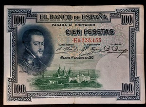 Billete de 100 Pesetas 1925, Alfonso XIII - Imagen 1 de 2