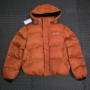 Chaqueta acolchada Daily Paper Epuffa naranja arcilla para hombre talla grande nueva con etiquetas - Imagen 1 de 12