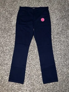 Childrens Place School Uniform Pants Size 16 Plus Navy Blue Stretch Fabric NWT - Picture 1 of 4