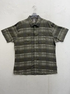 Kuhl Skorpio Shirt Men’s XL Shaded Moss Plaid Button Up Short Sleeve - Picture 1 of 8