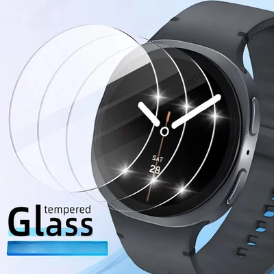 3xTempered Glass Screen Protector for Samsung Galaxy Watch 8 40/44/Classic 46mm - Image 1 of 4