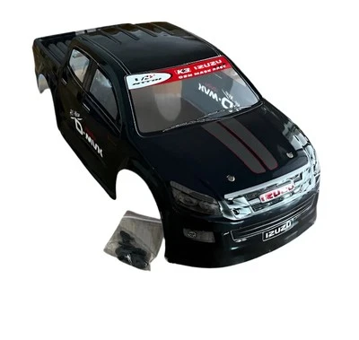 1:10 RC Drift Body Shell - Isuzu Dmax ute Black - Image 1 of 4