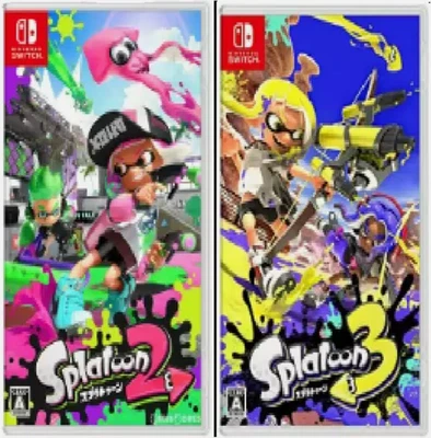 Splatoon 2 3 Set of 2 Nintendo Switch - Image 1 of 4