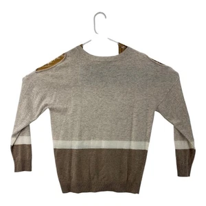 INC International Concepts Cold Shoulder Sweater Color Block XL - Bild 1 von 9