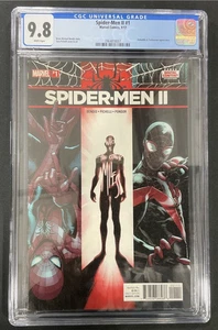 Spider-Men II #1 CGC 9.8 Marvel Comics 2017 2nd Printing 1st App Evil Miles - Picture 1 of 2
