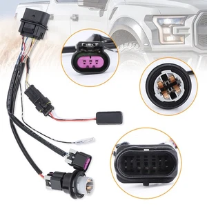 2X Faro Faro Lámpara Cableado Convertidor Para 2013-2018 Ram 1500 2500 - Imagen 1 de 7