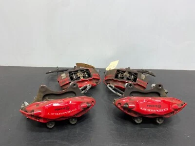 Chevrolet Camaro SS 2013 1LE OEM rojo Brembo juego de pinzas de freno delanteras traseras usadas Foto 1 de 4