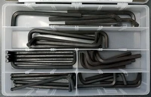 Allen 19988 30 pcs. Large Allen Key Storage Set SAE USA - Picture 1 of 3